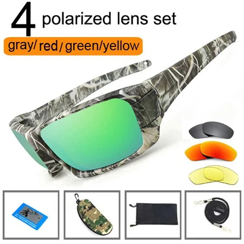 NEWBOLERFishingSunglasses:PolarizedLensCamouflageFrame