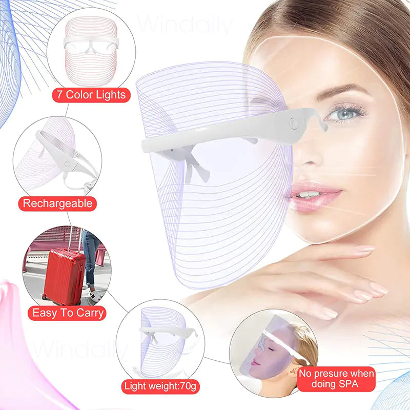 LumiGlow™ LED Facial Mask