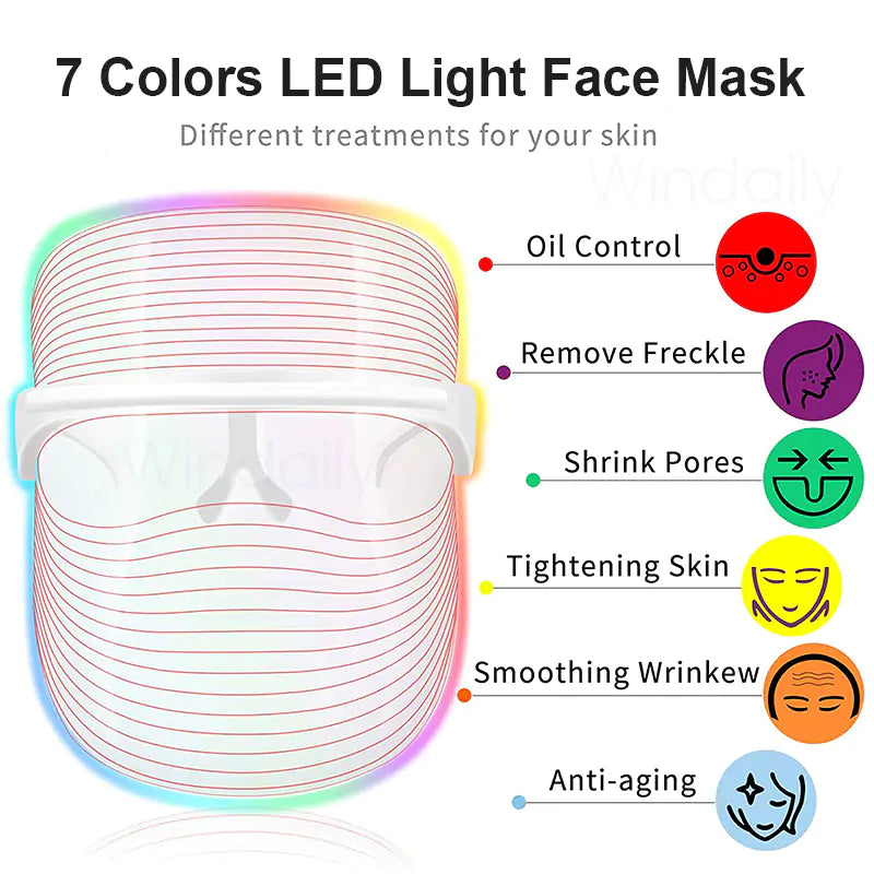 LumiGlow™ LED Facial Mask