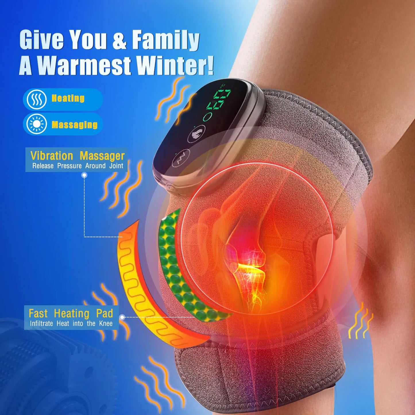 HeatComfort Knee Therapy Wrap™