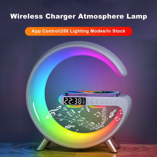 LumiTune™: 4-in-1 Wireless Speaker, Charger, Lamp & Alarm Clock